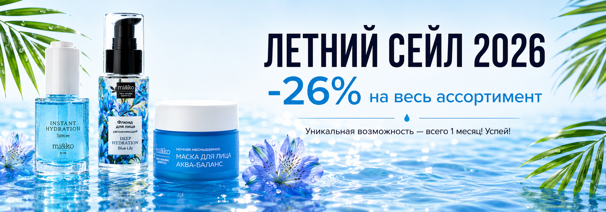 Акция Летний сейл26